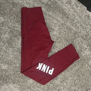 PINK compression leggings